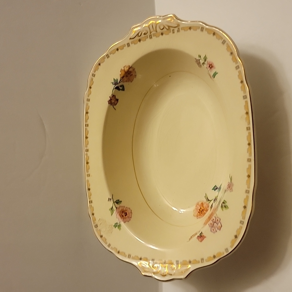 2 W H Grindley China Serving Dishes England Reg No 737554